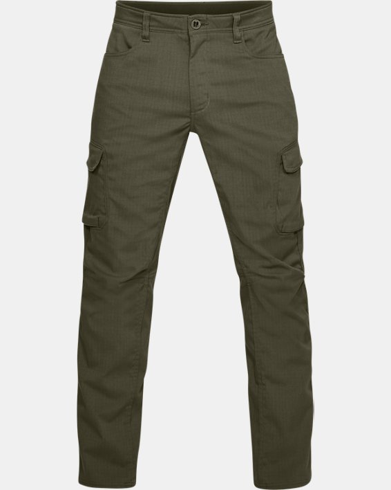 Men's UA Enduro Cargo Pants, Green, pdpMainDesktop image number 4